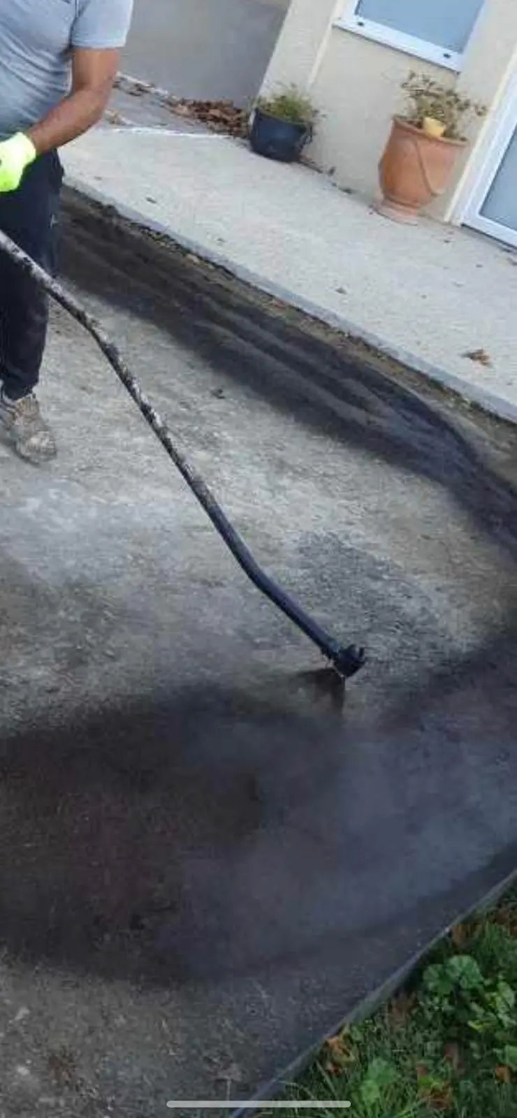 Goudronnage et enrobé